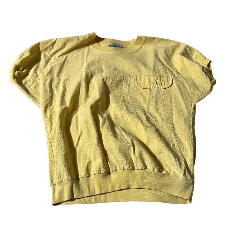 Vintage Sunny Yellow Women's Blouse